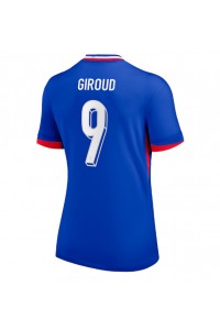 Frankrijk Olivier Giroud #9 Voetbaltruitje Thuis tenue Dames EK 2024 Korte Mouw